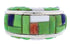 Southwestern Sterling Silver Multicolor Inlay Ring Size 6-1/2 UX36043